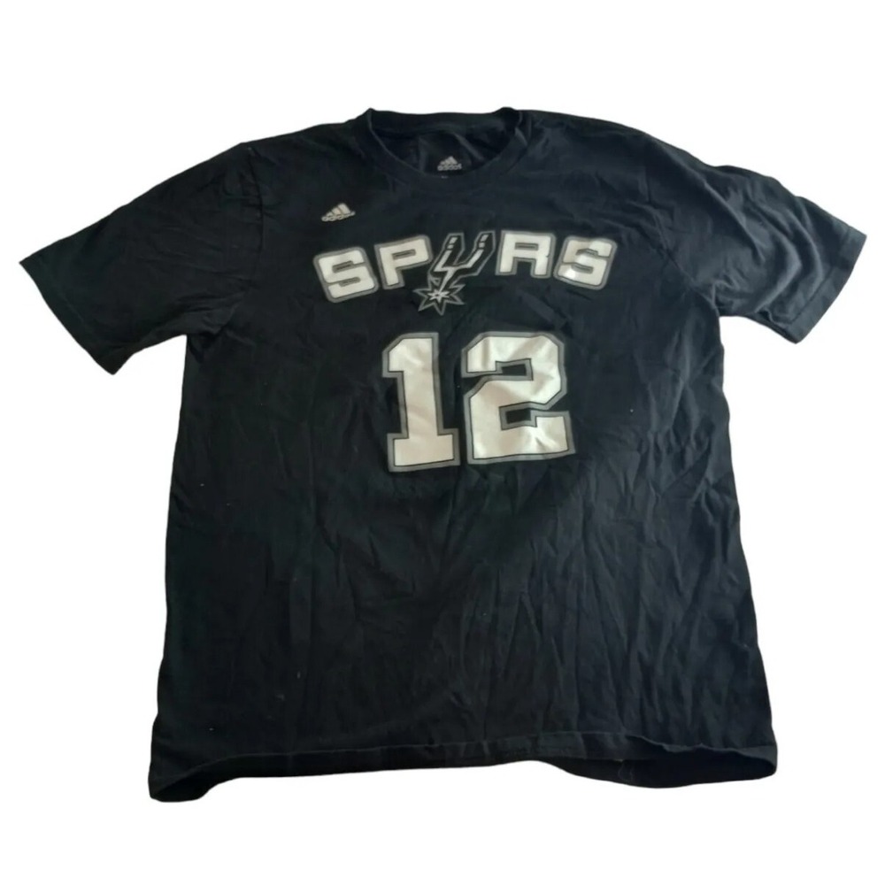 Adidas San Antonio Spurs  T Shirt Youth X  Large  size 18 #12 Aldridge NBA